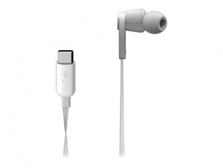 Belkin Usb-C In-Ear Headphone White