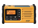 Sangean MMR88 Vevradio med ficklampa, solceller, USB, Gul/Svart 