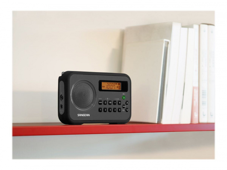 Sangean PRD18 - Portabel Radio, Svart Sangean PRD18 - Portabel Radio, Svart