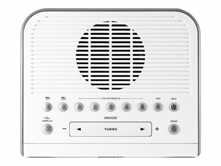 Sangean RCR5 - Klockradio, Silver Sangean RCR5 - Klockradio, Silver