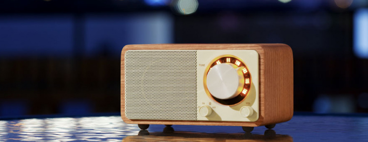 Sangean WR7 - Miniradio, Valnöt