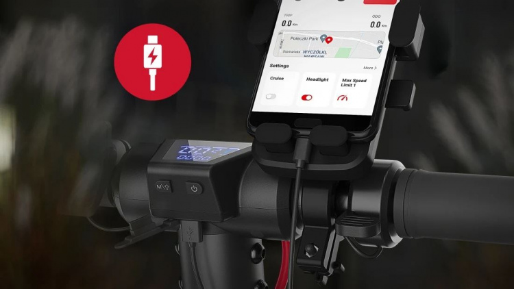 Sharp EM-KS2AEU-B - Elskoter med inbyggd display, dubbel bakfjädring och appkontroll Sharp EM-KS2AEU-B - Elskoter med inbyggd display, dubbel bakfjädring och appkontroll