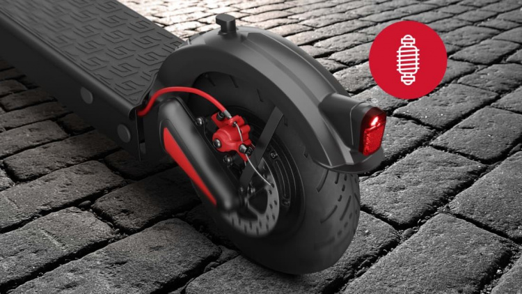 Sharp EM-KS2AEU-B - Elskoter med inbyggd display, dubbel bakfjädring och appkontroll Sharp EM-KS2AEU-B - Elskoter med inbyggd display, dubbel bakfjädring och appkontroll