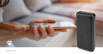 Nedis Powerbank | 20000 mAh | 1.5 / 2.0 / 3.0 A | Antal utgångar: 2 | Utgångsanslutning: 1x USB-A / 1x USB-C™ | Ingångsanslutning: 1x Micro USB / 1x USB-C™ | PD2.0 18W | Litium-polymer
