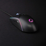 Nedis Gaming Mus | Trådbundet | 800 / 1200 / 2400 / 3200 / 4800 / 7200 dpi | Justerbar DPI | Antal knappar: 6 | Högerhänt | 1.50 m | LED