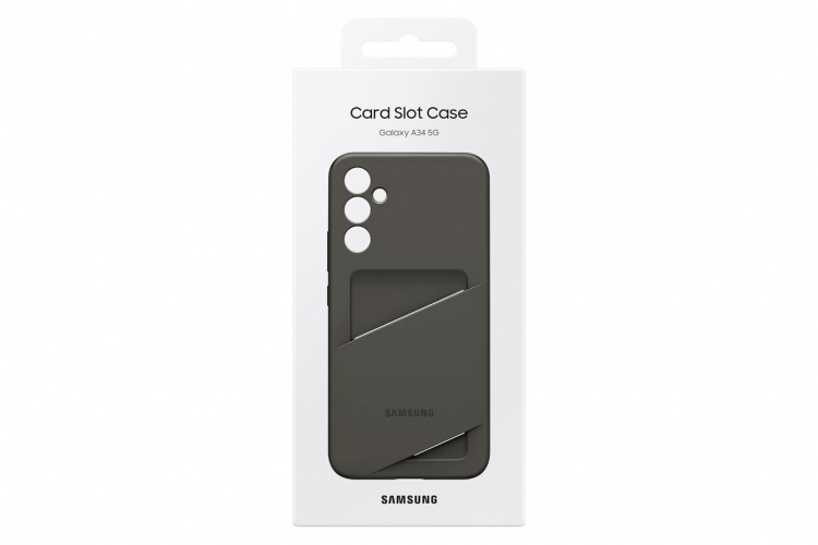 Samsung Card Slot Case Black Galaxy A34
