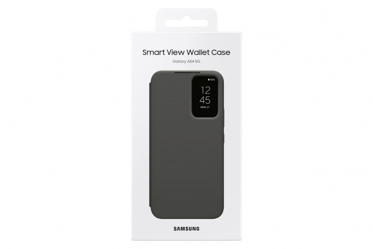 Samsung Smart View Wallet Case Black Galaxy A54 Samsung Smart View Wallet Case Black Galaxy A54