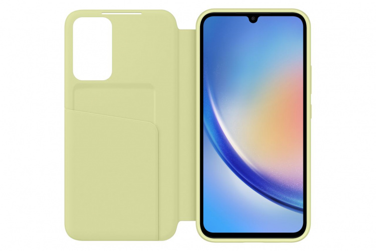 Samsung Smart View Wallet Case Lime Galaxy A34