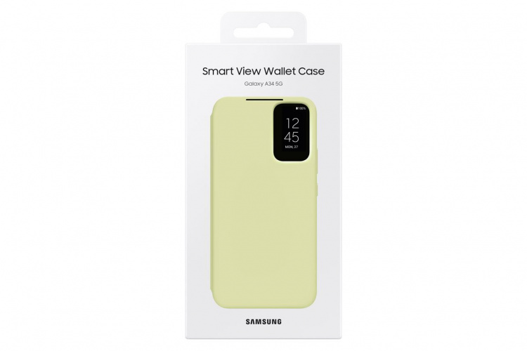 Samsung Smart View Wallet Case Lime Galaxy A34