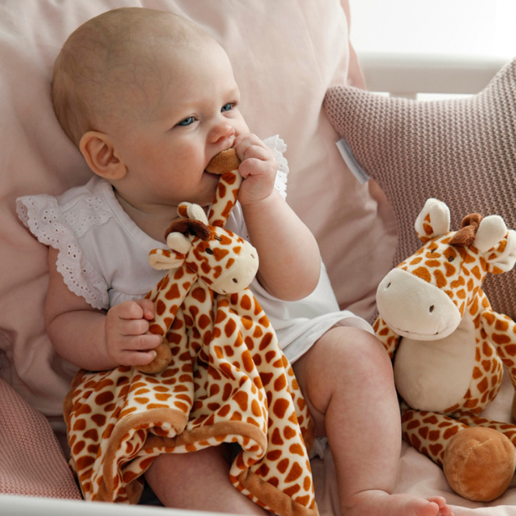 Teddykompaniet Diinglisar Snuttefilt Giraff