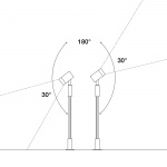 LightsOn Astro Spotlight riktbar 180°