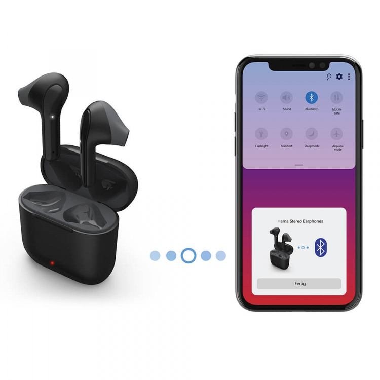 Hama Hörlur Freedom In-Ear TWS Svart