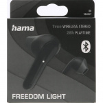 Hama Hörlur Freedom In-Ear TWS Svart