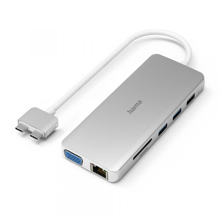 Hama Hubb USB-C Connect2Mac 12-portar