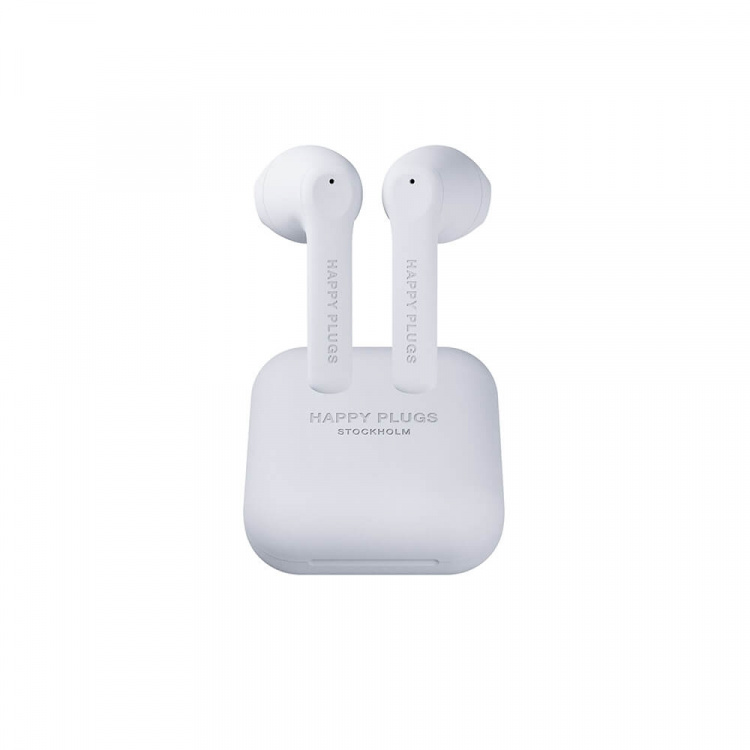 Happy Plugs Hörlur Air 1 Go In-Ear TWS Vit