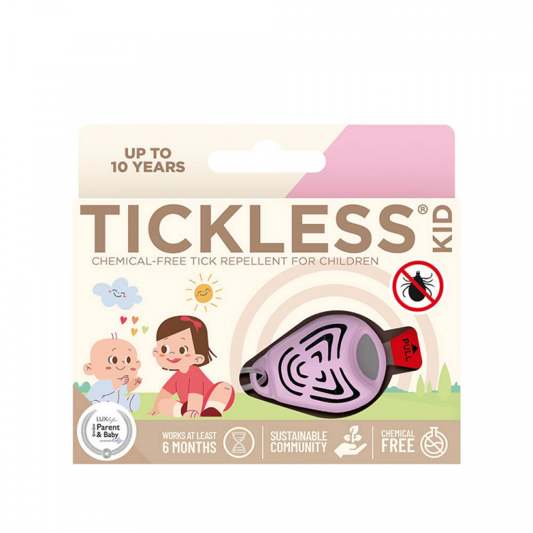 TICKLESS Fästingskydd Baby/Barn Rosa
