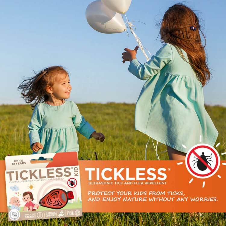 TICKLESS Fästingskydd Baby/Barn Orange TICKLESS Fästingskydd Baby/Barn Orange