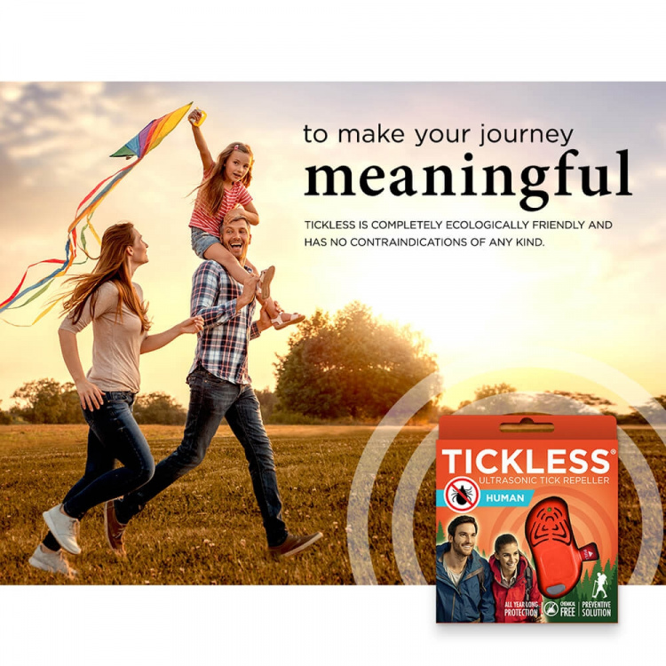 TICKLESS Fästingskydd Human Orange