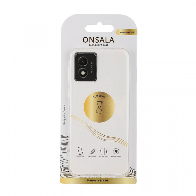 Onsala Mobilskal TPU Transparent - Motorola Moto E13 4G