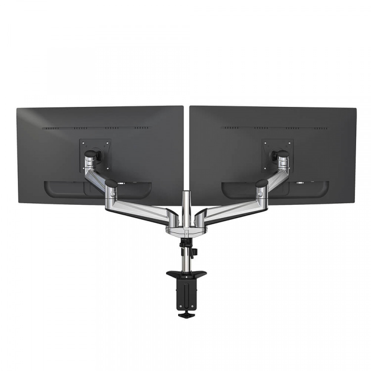 Desire2 Monitor Arm Duo Aluminium Gas