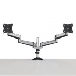 Desire2 Monitor Arm Duo Aluminium Gas