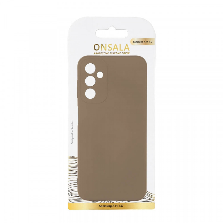 Onsala Mobilskal Silikon Summer Sand - Samsung Galaxy A14 5G / A14 4G Onsala Mobilskal Silikon Summer Sand - Samsung Galaxy A14 5G / A14 4G