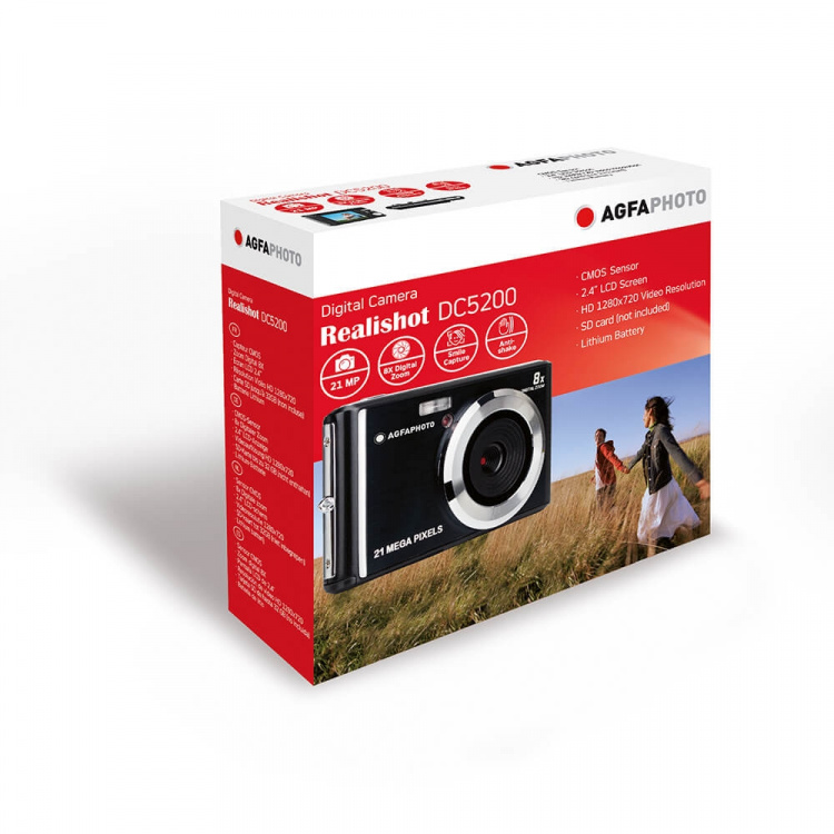 Agfa Digitalkamera DC5200 CMOS 8x 21MP Svart