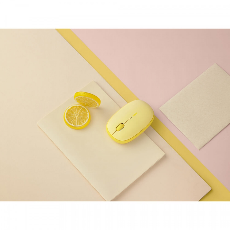 Rapoo Trådlös Mus M660 Silent Multi-Mode Gul