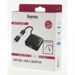 Hama Hubb USB/USB-C 1:4 1,5 Gbit/s
