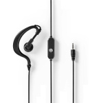 Nedis Walkie-talkie Set | 2 handenheter | Upp till 6 km | Frekvens kanaler: 8 | PTT / VOX | 180 min | Hörlursuttag | 2 Headset | Svart