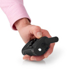 Nedis Walkie-talkie Set | 2 handenheter | Upp till 6 km | Frekvens kanaler: 8 | PTT / VOX | 180 min | Hörlursuttag | 2 Headset | Svart