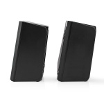 Nedis Gaming högtalare | Högtalarkanaler: 2.0 | USB ström | 3.5 mm Hane | 18 W | LED | Volymkontroll