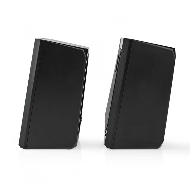 Nedis Gaming högtalare | Högtalarkanaler: 2.0 | USB ström | 3.5 mm Hane | 18 W | LED | Volymkontroll
