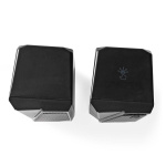Nedis Gaming högtalare | Högtalarkanaler: 2.0 | USB ström | 3.5 mm Hane | 18 W | LED | Volymkontroll