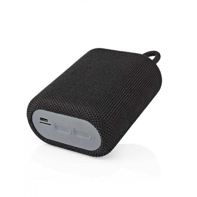 Nedis Bluetooth® Högtalare | Maximal batteritid: 7 timmar | Handhållen design | 7 W | Mono | Inbygd mikrofon | Synkroniseringsbar | Svart Nedis Bluetooth® Högtalare | Maximal batteritid: 7 timmar | Handhållen design | 7 W | Mono | Inbygd mikrofon | Synkroniseringsbar | Svart