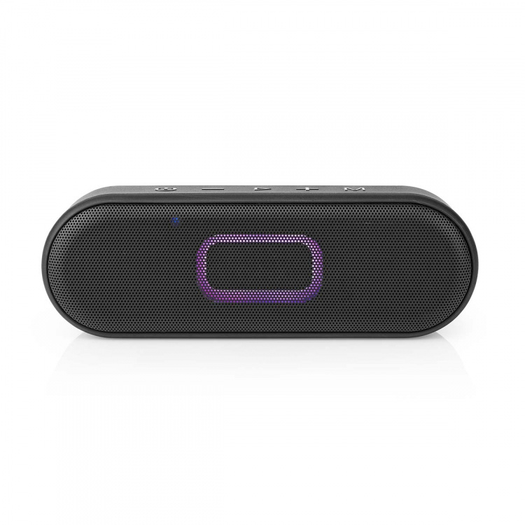 Nedis Bluetooth® Högtalare | Maximal batteritid: 12 timmar | Handhållen design | 16 W | Stereo | Inbygd mikrofon | IPX6 | Synkroniseringsbar | Svart