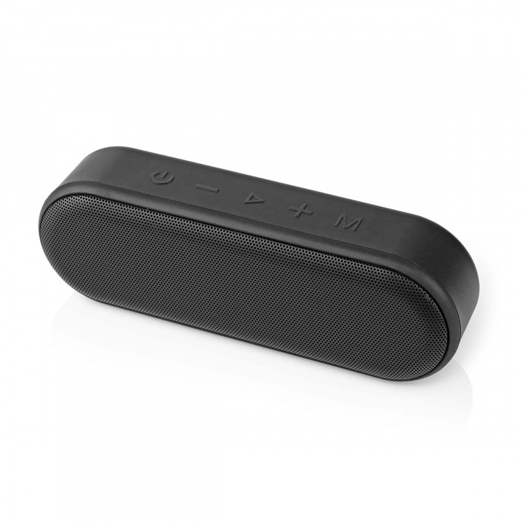 Nedis Bluetooth® Högtalare | Maximal batteritid: 12 timmar | Handhållen design | 16 W | Stereo | Inbygd mikrofon | IPX6 | Synkroniseringsbar | Svart