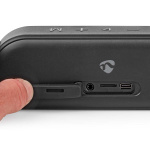 Nedis Bluetooth® Högtalare | Maximal batteritid: 12 timmar | Handhållen design | 16 W | Stereo | Inbygd mikrofon | IPX6 | Synkroniseringsbar | Svart