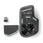 Nedis Mus | Trådlös | 800 / 1200 / 1600 dpi | Justerbar DPI | Antal knappar: 6 | Högerhänt