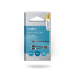Nedis Stereoljudkabel | 3.5 mm Hane | 2x RCA Hona | Guldplaterad | 0.20 m | Rund | Antracit | Låda Nedis Stereoljudkabel | 3.5 mm Hane | 2x RCA Hona | Guldplaterad | 0.20 m | Rund | Antracit | Låda