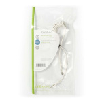 Nedis Stereoljudkabel | 3.5 mm Hane | 3.5 mm Hane | Nickelplaterad | 1.00 m | Rund | Vit