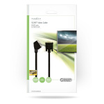 Nedis SCART-kabel | SCART Hane | VGA hona 15p | Nickelplaterad | 480p | 2.00 m | Rund | PVC | Svart | Kuvert