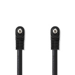 Nedis Audio Video-kabel | 3.5 mm Hane | 3.5 mm Hane | Nickelplaterad | 2.00 m | Rund | PVC | Svart