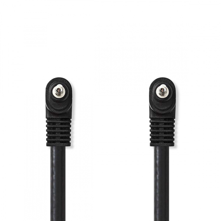 Nedis Audio Video-kabel | 3.5 mm Hane | 3.5 mm Hane | Nickelplaterad | 2.00 m | Rund | PVC | Svart