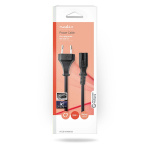 Nedis Strömkabel | Euro Man | IEC-320-C7 | Rak | Rak | Nickelplaterad | 3.00 m | Platt | PVC | Svart | Låda Nedis Strömkabel | Euro Man | IEC-320-C7 | Rak | Rak | Nickelplaterad | 3.00 m | Platt | PVC | Svart | Låda