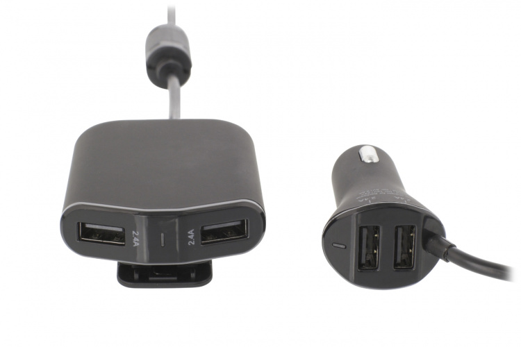 Sweex Billaddare 4-Utgångar 9.6 A USB Svart Sweex Billaddare 4-Utgångar 9.6 A USB Svart