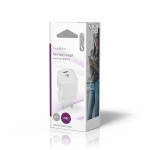 Nedis Väggladdare | 20 W | PD3.0 20W | Snabbladdnings funktion | 1.67 A / 2.22 A / 3.0 A | Antal utgångar: 1 | USB-C™ | Automatiskt val av Spänning | Vit