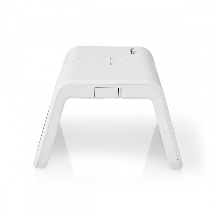 Nedis Trådlös laddare för Väckarklocka | Qi certifierad | 5 / 7.5 / 10 / 15 W | USB-A Male | Nattlampa | 2 Larmtider | Snooze-funktion