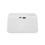 Nedis Trådlös laddare för Väckarklocka | Qi certifierad | 5 / 7.5 / 10 / 15 W | USB-A Male | Nattlampa | 2 Larmtider | Snooze-funktion