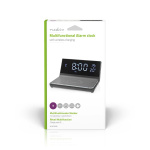 Nedis Trådlös laddare för Väckarklocka | Qi certifierad | 5 / 7.5 / 10 / 15 W | USB-A Male | 2 Larmtider | Snooze-funktion Nedis Trådlös laddare för Väckarklocka | Qi certifierad | 5 / 7.5 / 10 / 15 W | USB-A Male | 2 Larmtider | Snooze-funktion